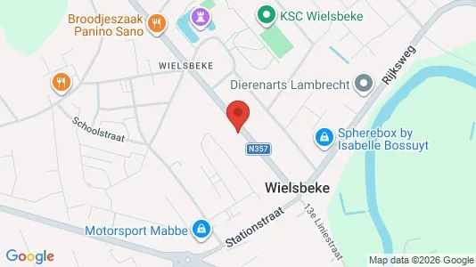 Apartments for rent i Wielsbeke - kort over placeringen