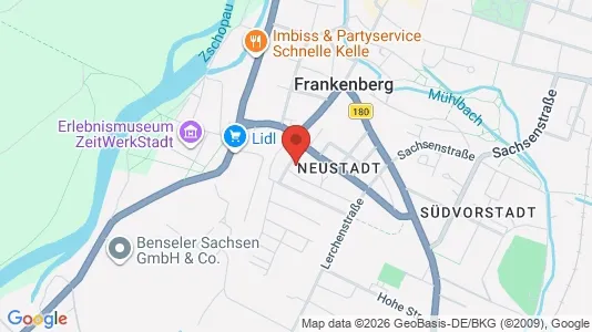 Apartments for rent i Central Saxony - kort over placeringen