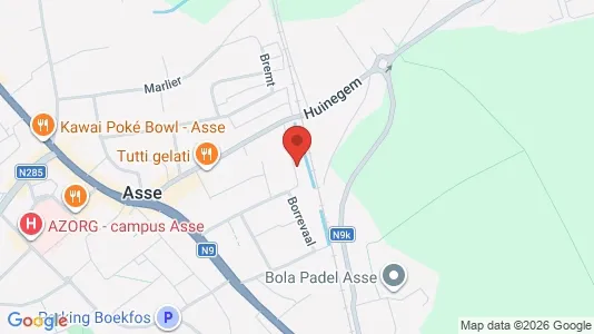 Apartments for rent i Asse - kort over placeringen