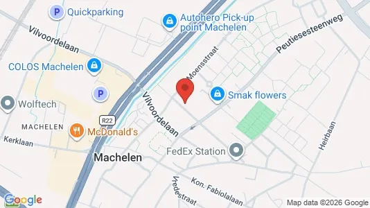 Apartments for rent i Machelen - kort over placeringen