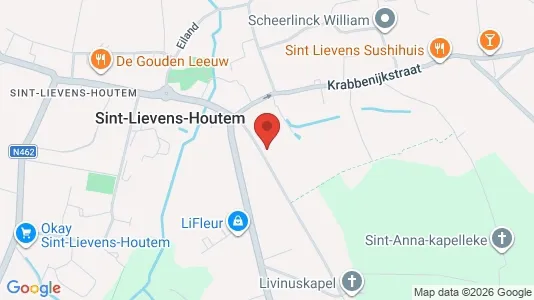 Apartments for rent i Sint-Lievens-Houtem - kort over placeringen