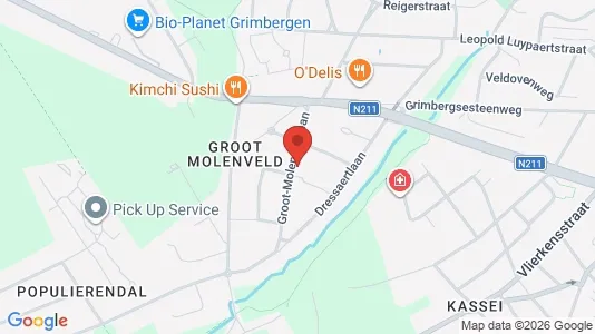 Apartments for rent i Grimbergen - kort over placeringen