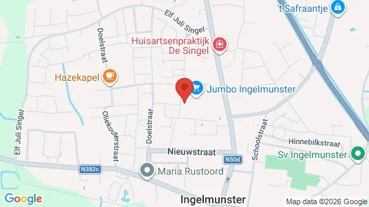 Apartments for rent i Ingelmunster - kort over placeringen