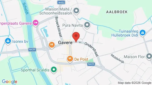 Apartments for rent i Gavere - kort over placeringen