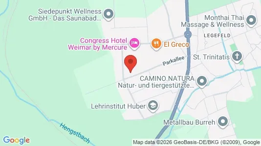 Apartments for rent i Weimar - kort over placeringen