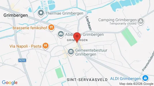 Apartments for rent i Grimbergen - kort over placeringen
