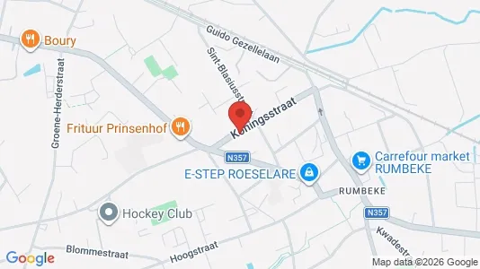 Apartments for rent i Roeselare - kort over placeringen
