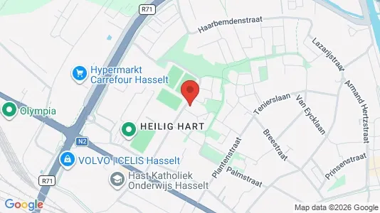 Apartments for rent i Hasselt - kort over placeringen
