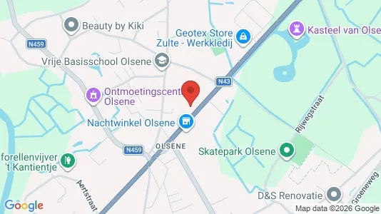 Apartments for rent i Zulte - kort over placeringen