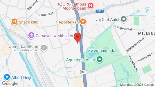 Apartments for rent i Aalst - kort over placeringen