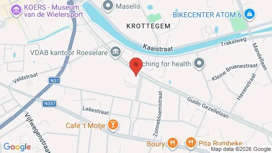 Apartments for rent i Roeselare - kort over placeringen