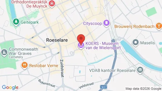 Apartments for rent i Roeselare - kort over placeringen