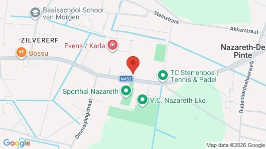 Apartments for rent i Nazareth - kort over placeringen