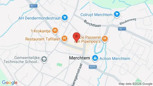 Apartments for rent i Merchtem - kort over placeringen