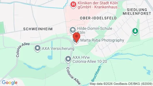 Apartments for rent i Cologne Mülheim - kort over placeringen