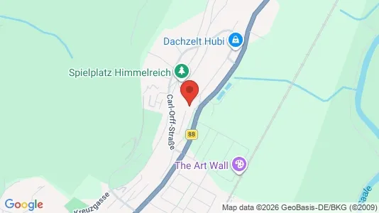 Apartments for rent i Jena - kort over placeringen