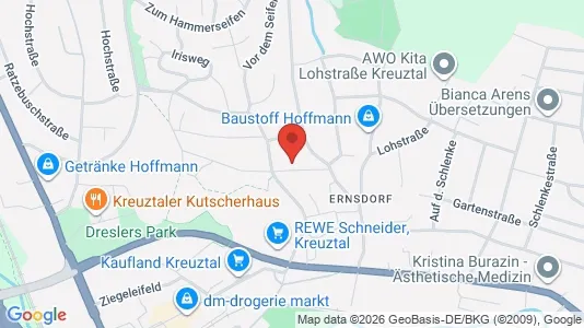 Apartments for rent i Siegen-Wittgenstein - kort over placeringen