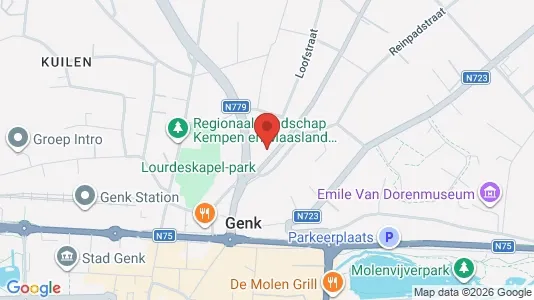 Apartments for rent i Genk - kort over placeringen