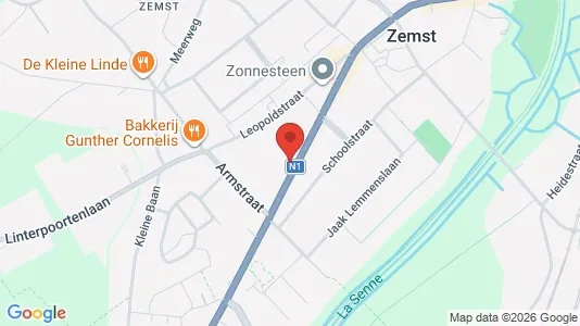 Apartments for rent i Zemst - kort over placeringen