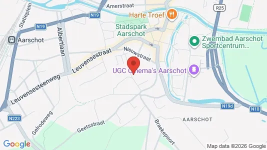 Apartments for rent i Aarschot - kort over placeringen