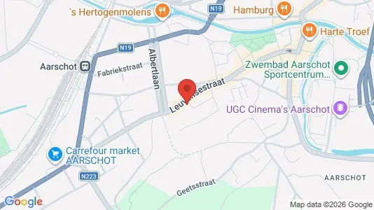 Apartments for rent i Aarschot - kort over placeringen