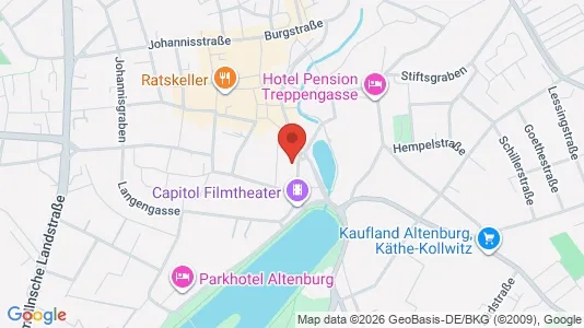Apartments for rent i Altenburger Land - kort over placeringen