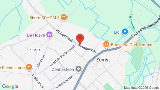 Apartments for rent i Zemst - kort over placeringen