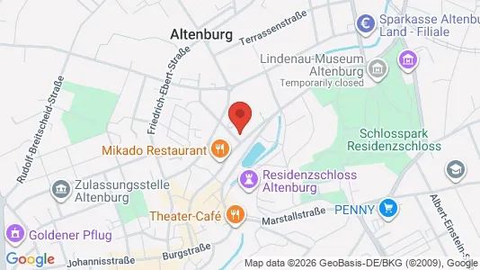 Apartments for rent i Altenburger Land - kort over placeringen