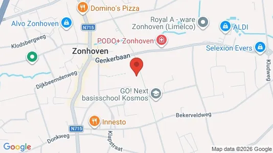 Apartments for rent i Zonhoven - kort over placeringen