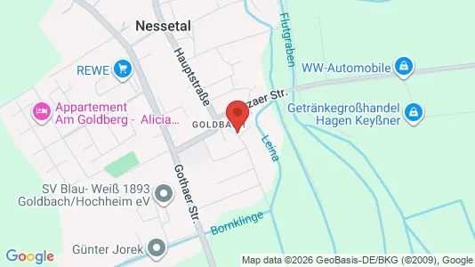 Apartments for rent i Gotha - kort over placeringen
