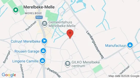 Apartments for rent i Merelbeke - kort over placeringen