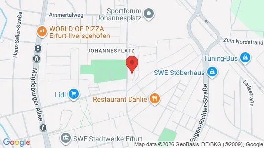 Apartments for rent i Erfurt - kort over placeringen
