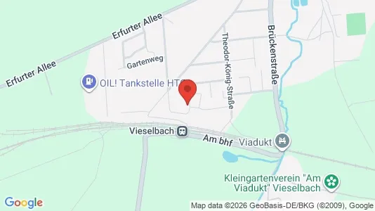 Apartments for rent i Erfurt - kort over placeringen