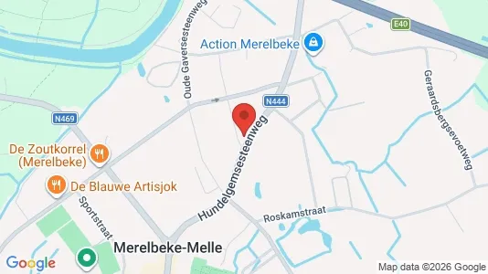 Apartments for rent i Merelbeke - kort over placeringen