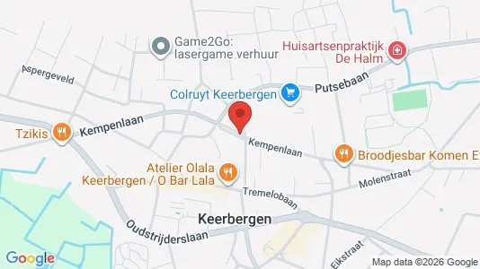 Apartments for rent i Keerbergen - kort over placeringen
