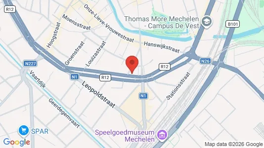 Apartments for rent i Mechelen - kort over placeringen