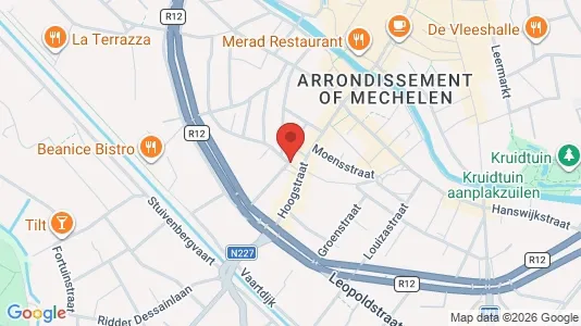 Apartments for rent i Mechelen - kort over placeringen