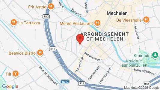 Apartments for rent i Mechelen - kort over placeringen