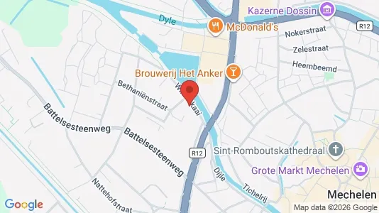 Apartments for rent i Mechelen - kort over placeringen