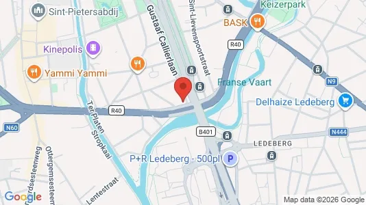 Apartments for rent i Stad Gent - kort over placeringen