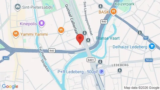 Apartments for rent i Stad Gent - kort over placeringen