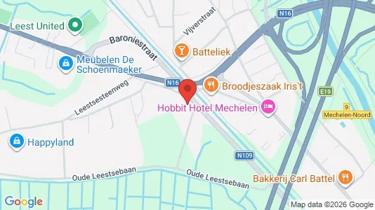 Apartments for rent i Mechelen - kort over placeringen