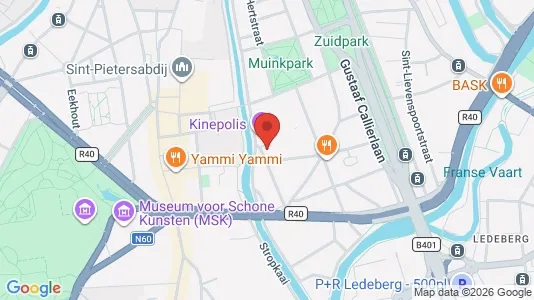 Apartments for rent i Stad Gent - kort over placeringen