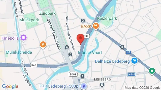 Apartments for rent i Stad Gent - kort over placeringen