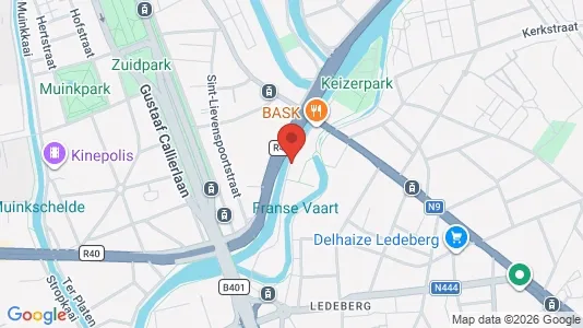 Apartments for rent i Stad Gent - kort over placeringen