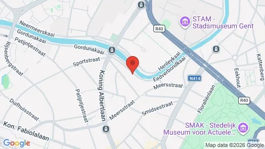 Apartments for rent i Stad Gent - kort over placeringen