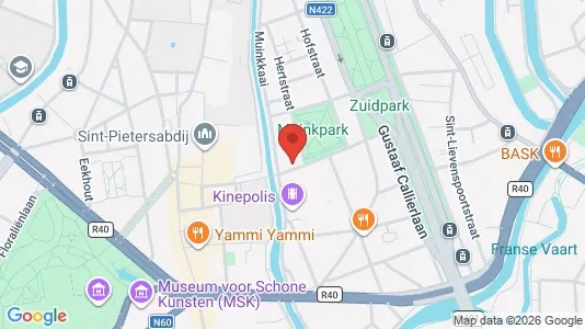 Apartments for rent i Stad Gent - kort over placeringen