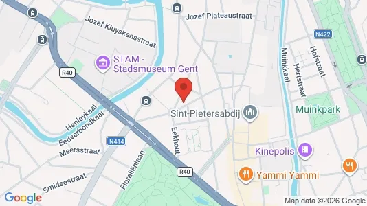 Apartments for rent i Stad Gent - kort over placeringen