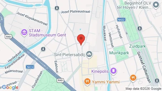 Apartments for rent i Stad Gent - kort over placeringen