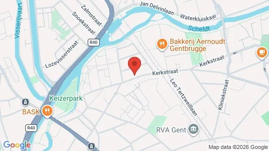 Apartments for rent i Gent Ledeberg - kort over placeringen